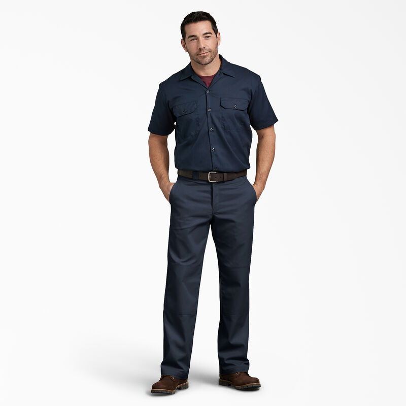 Dickies Relaxed Fit Double Knee Work Pants Dark Navy ID-rD3mcg6O