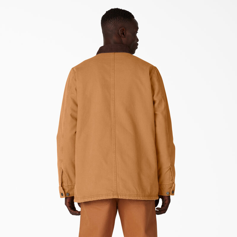 Dickies Stonewashed Duck Lined Chore Coat Stonewashed Brown Duck ID-rUY1Pipx