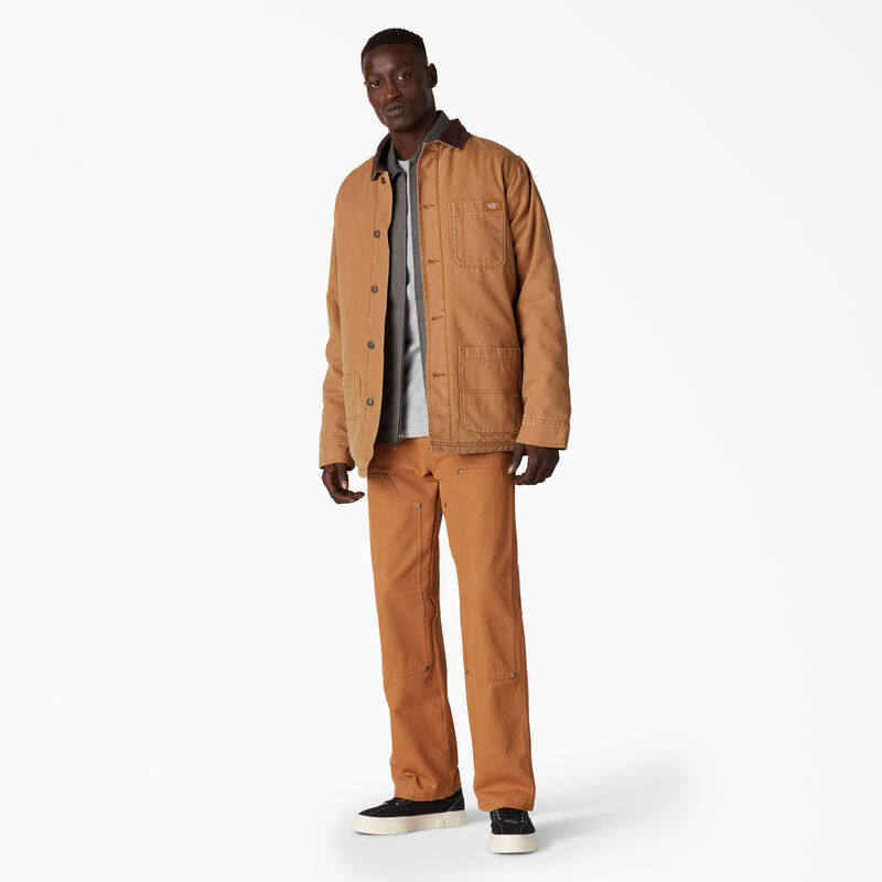 Dickies Stonewashed Duck Lined Chore Coat Stonewashed Brown Duck ID-rUY1Pipx