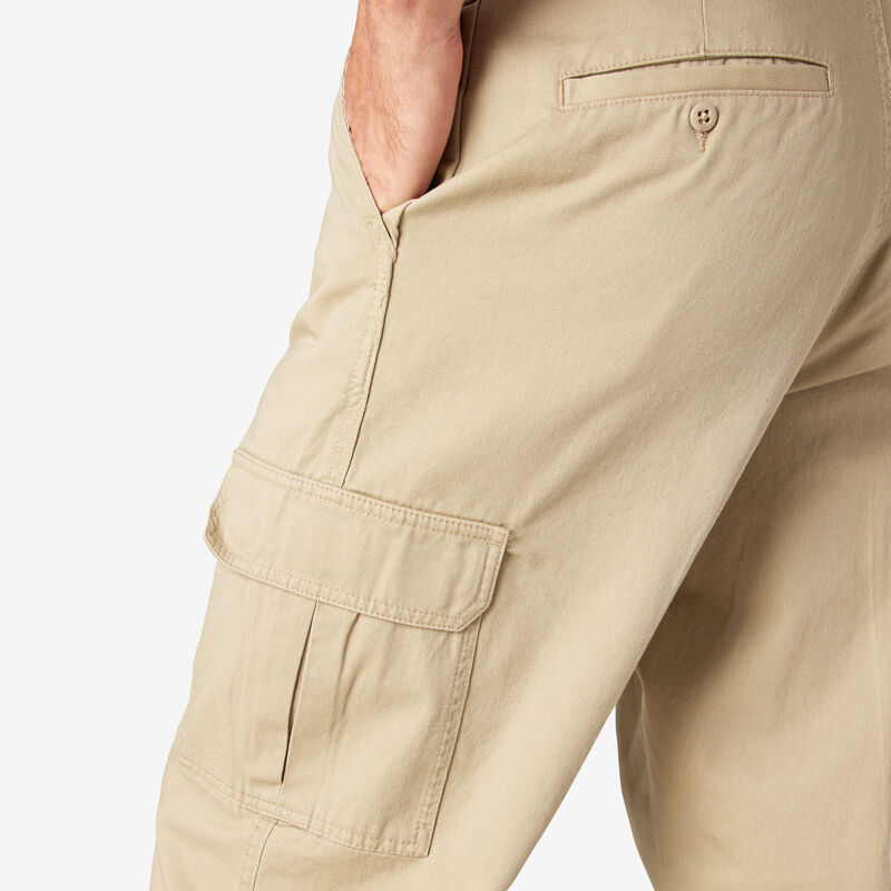 Dickies Loose Fit Cargo Pants Rinsed Khaki ID-rmsMd5FH