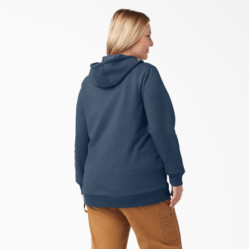 Dickies Plus Heavyweight Logo Sleeve Pullover Heather Navy ID-rroqF9wy