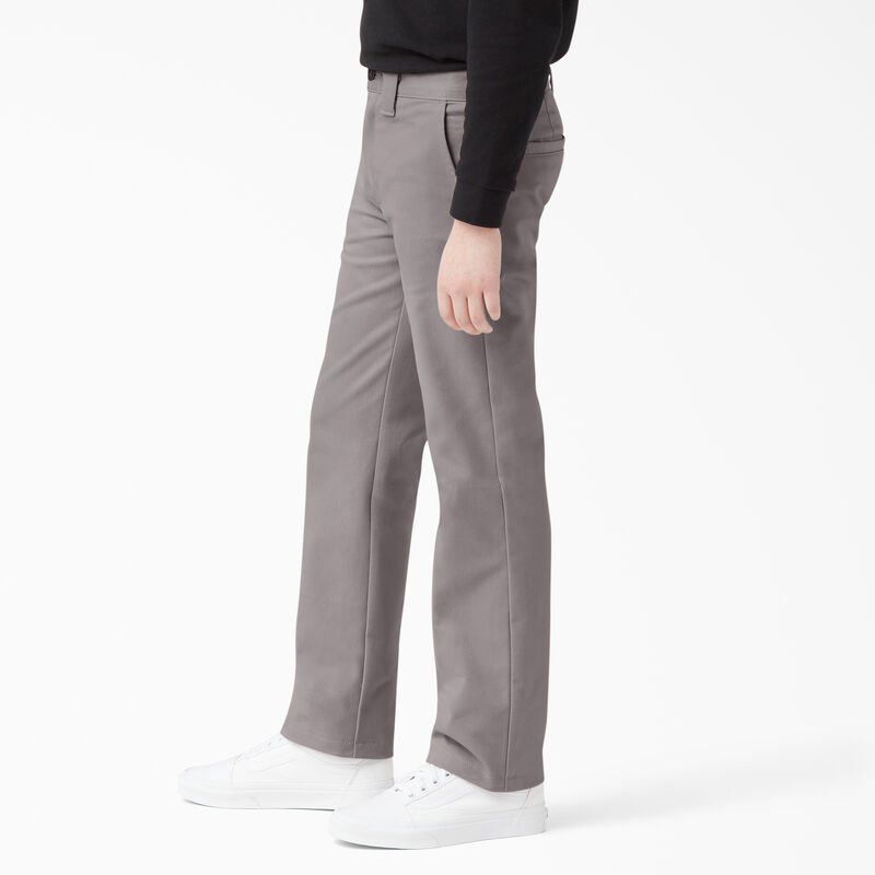 Dickies Boys' FLEX Skinny Fit Pants, 4-20 Silver ID-rxFrh9KH