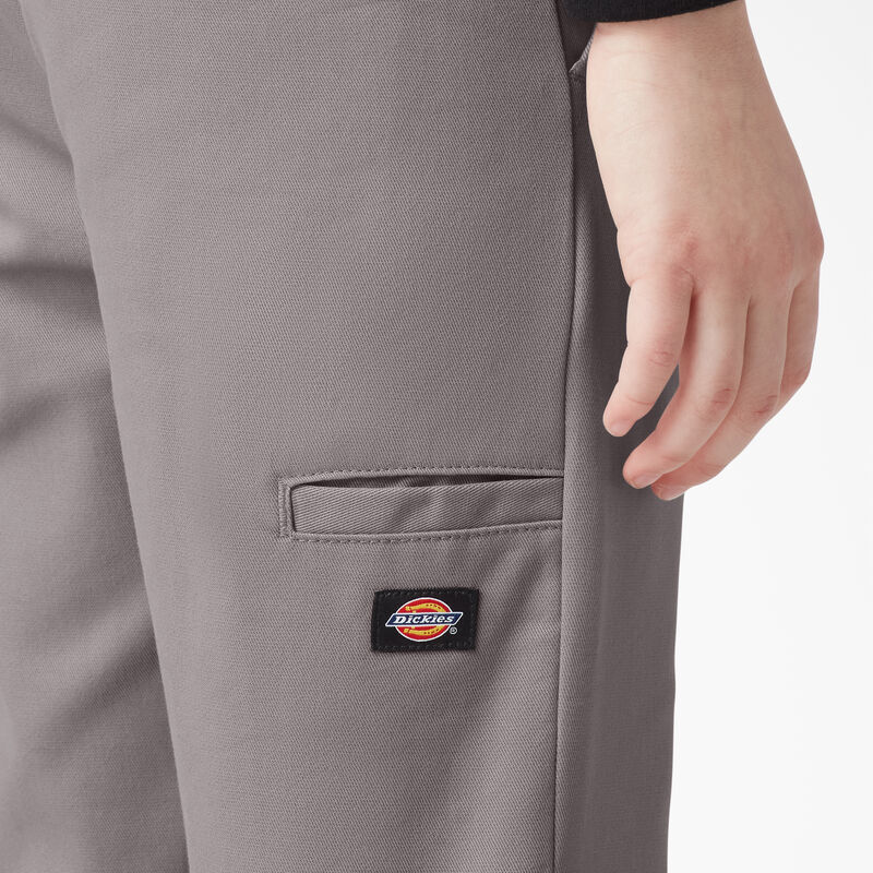 Dickies Boys' FLEX Skinny Fit Pants, 4-20 Silver ID-rxFrh9KH
