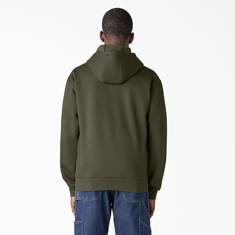 Dickies Water Repellent Camo Logo Hoodie Moss Green ID-s7TTwjt2