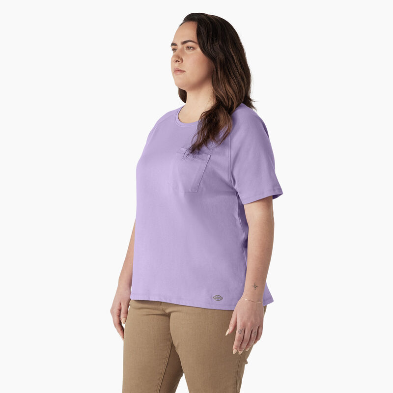 Dickies Plus Cooling Short Sleeve Pocket T-Shirt Purple Rose ID-sDwVzP41