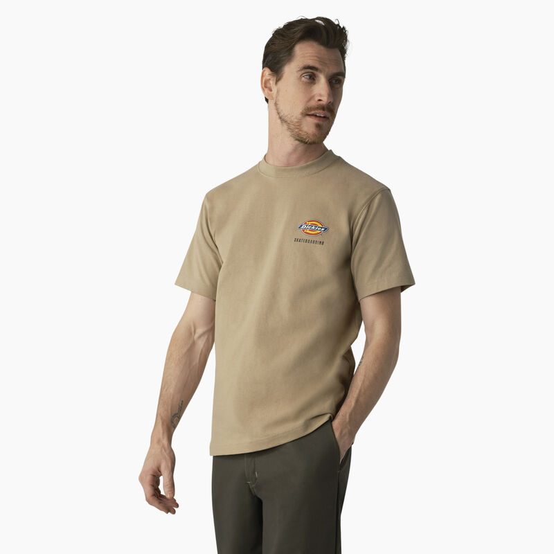 Dickies Skateboarding Regular Fit Chest Logo T-Shirt Desert Sand ID-sHbQ5FRd