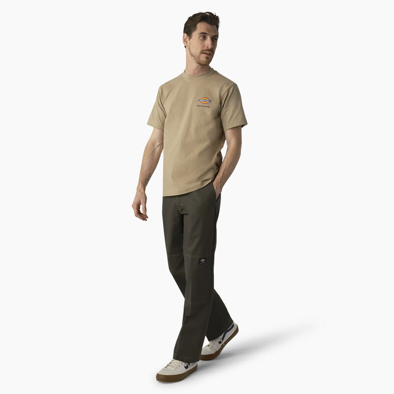 Dickies Skateboarding Regular Fit Chest Logo T-Shirt Desert Sand ID-sHbQ5FRd