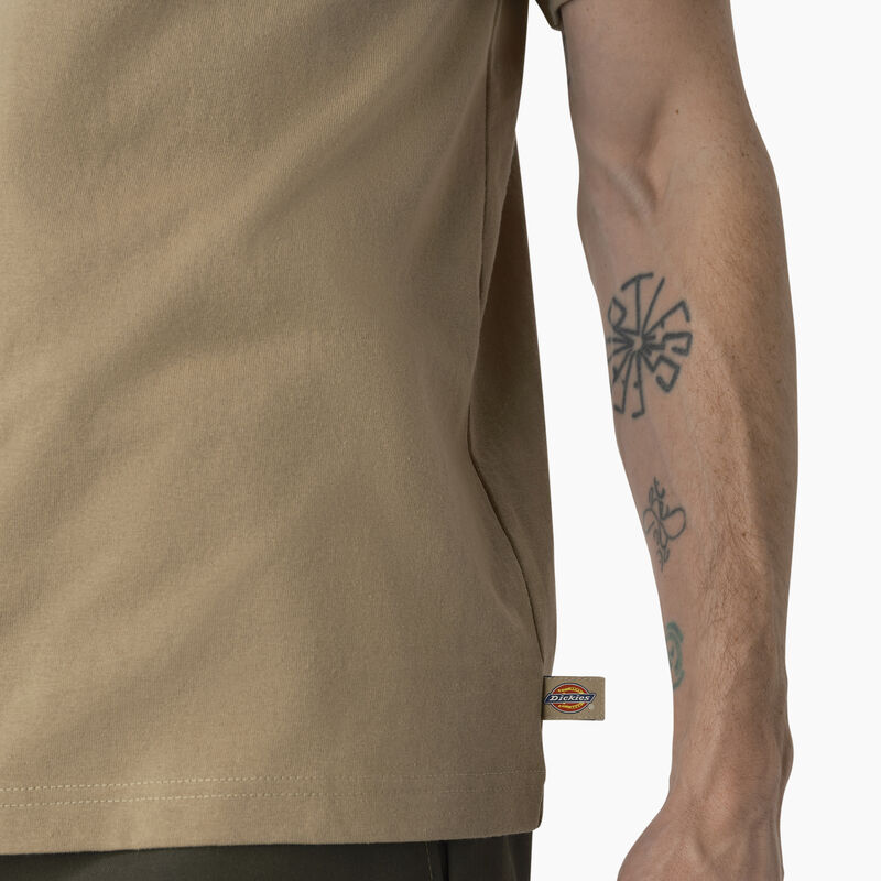 Dickies Skateboarding Regular Fit Chest Logo T-Shirt Desert Sand ID-sHbQ5FRd