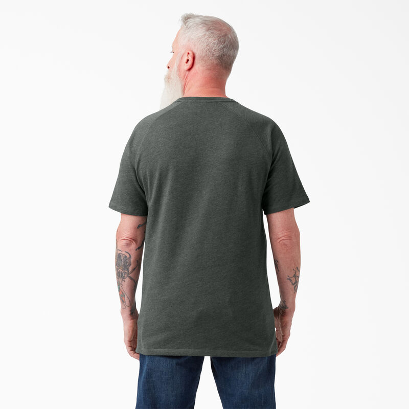 Dickies Cooling Short Sleeve Pocket T-Shirt Hunter Green Heather ID-sKT93SbE