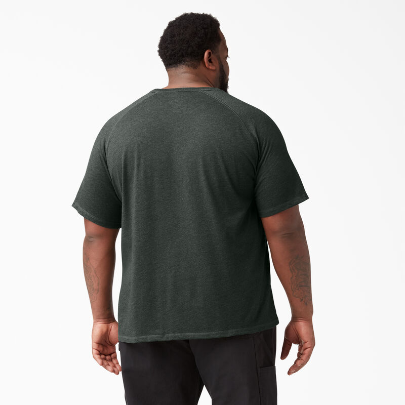 Dickies Cooling Short Sleeve Pocket T-Shirt Hunter Green Heather ID-sKT93SbE