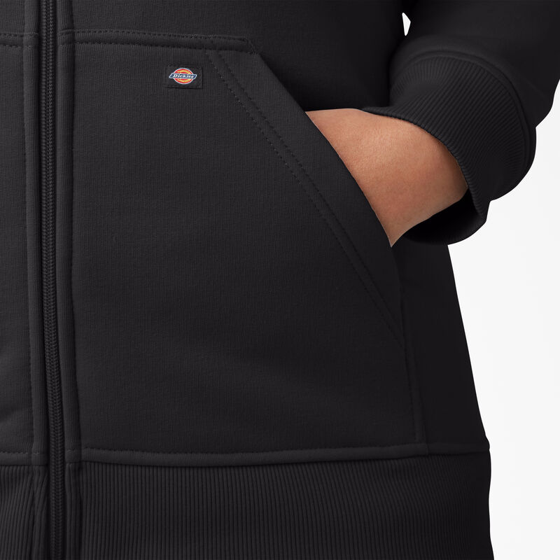Dickies Plus Heavyweight Full-Zip Hoodie Black ID-sLywaGTt