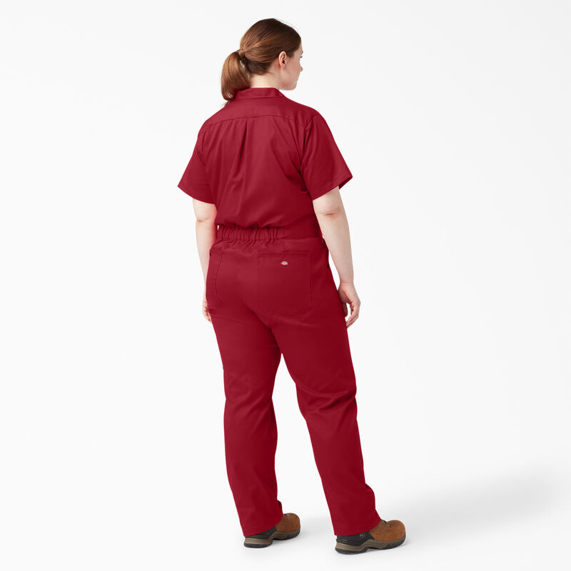 Dickies Plus FLEX Cooling Short Sleeve Coveralls English Red ID-sOsrwztp