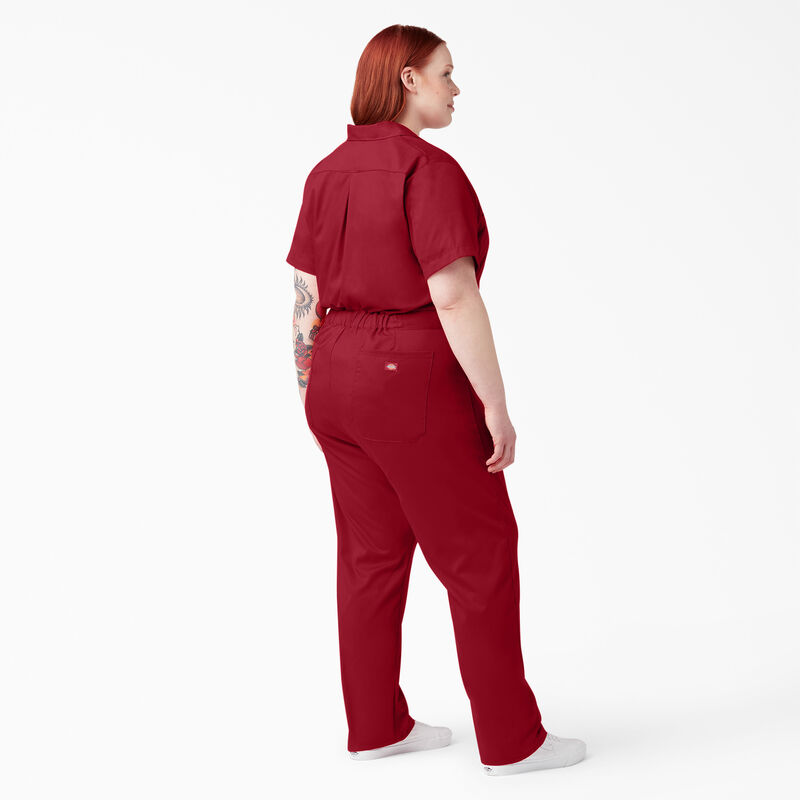 Dickies Plus FLEX Cooling Short Sleeve Coveralls English Red ID-sOsrwztp