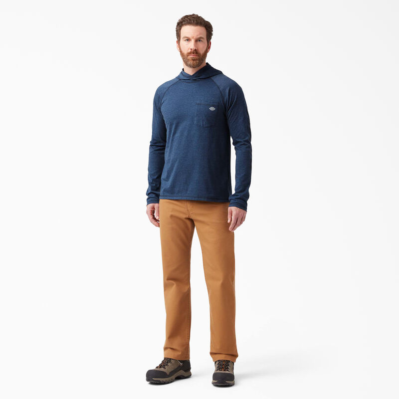 Dickies Cooling Performance Sun Shirt Dark Navy Heather ID-sXcNd7jW