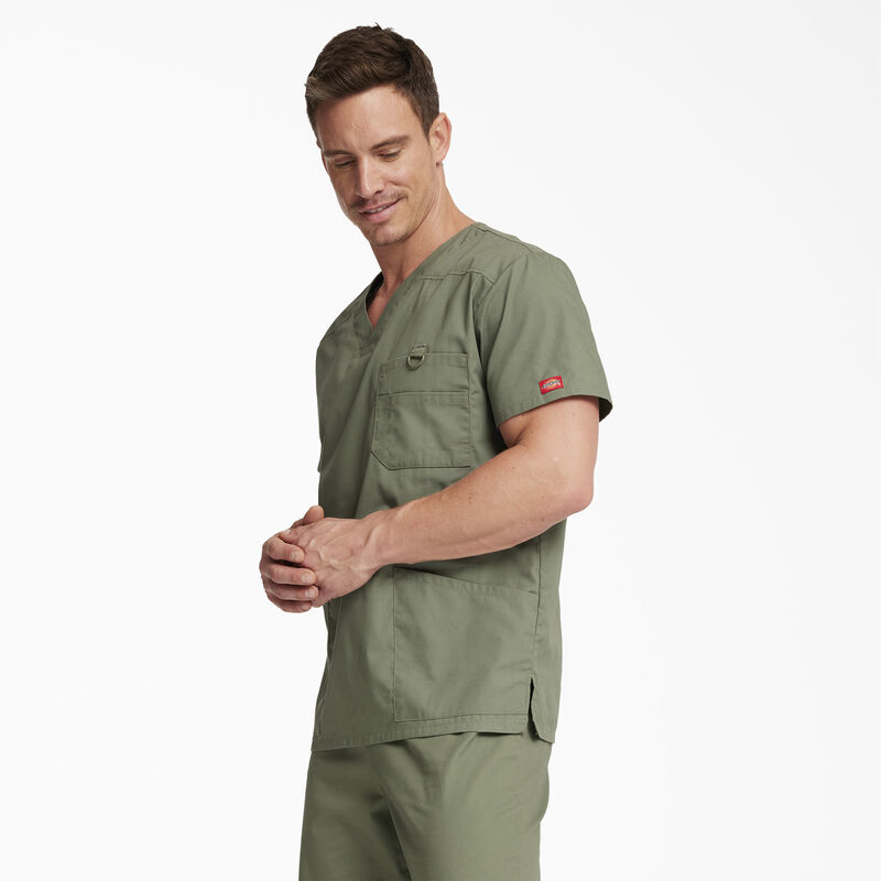 Dickies Men's EDS Signature V-Neck Scrub Top Regular ID-sjpSu0hv
