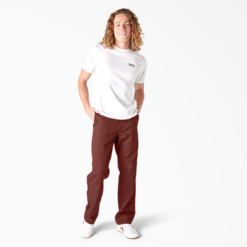 Dickies Skateboarding Regular Fit Double Knee Pants Fired Brick ID-skWf7Hfn