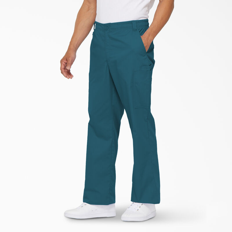 Dickies Men's EDS Signature Cargo Scrub Pants Caribbean Blue ID-sl64bHtf