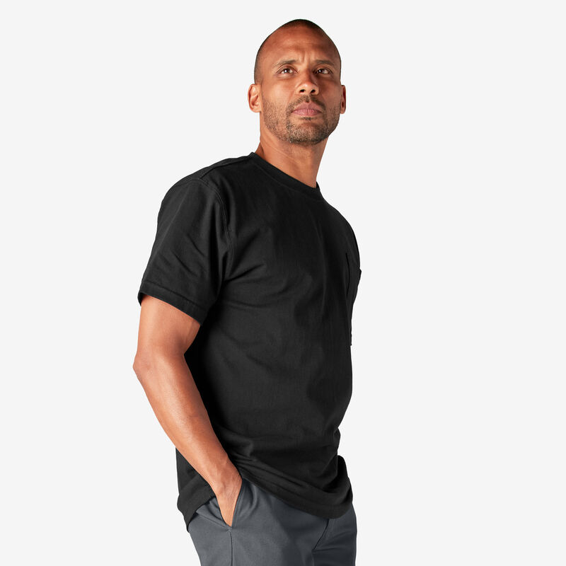 Dickies Heavyweight Short Sleeve Pocket T-Shirt Black ID-sokX21NU
