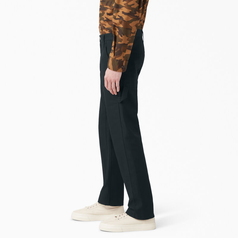 Dickies 1922 Regular Fit Double Knee Pants Rinsed Black ID-t2csAAOZ