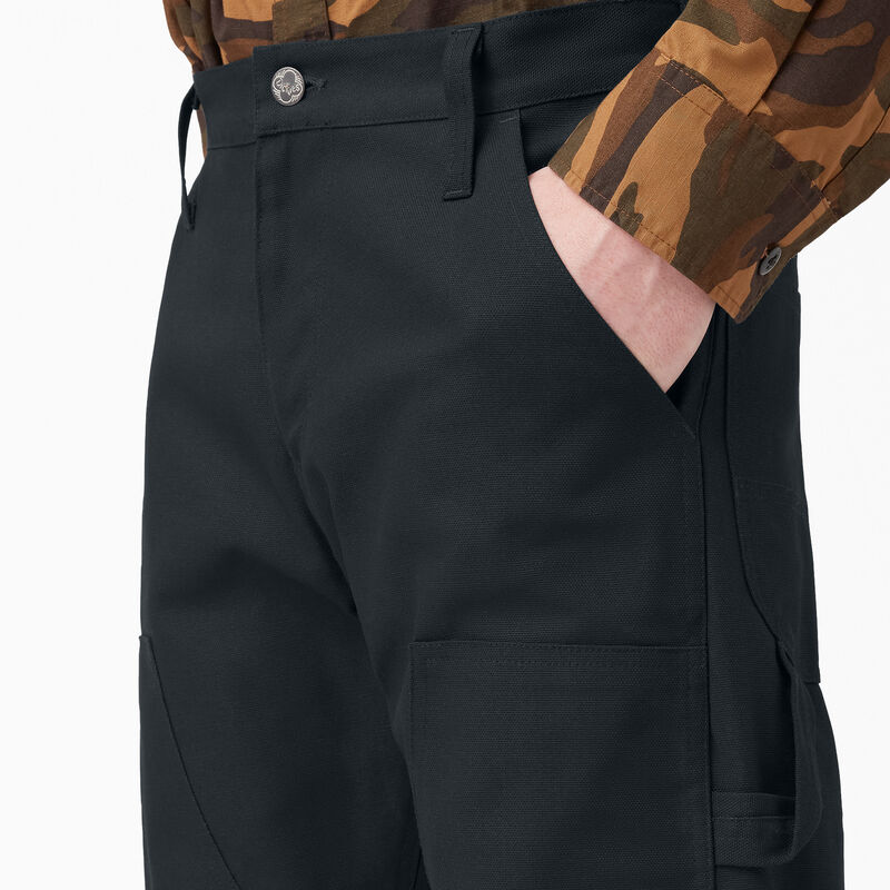 Dickies 1922 Regular Fit Double Knee Pants Rinsed Black ID-t2csAAOZ
