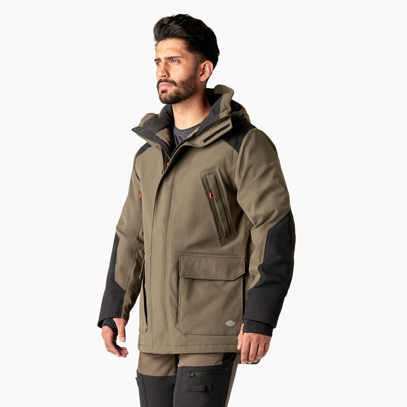 Dickies Insulated Parka Jacket Moss/Black ID-t4iNYKeA