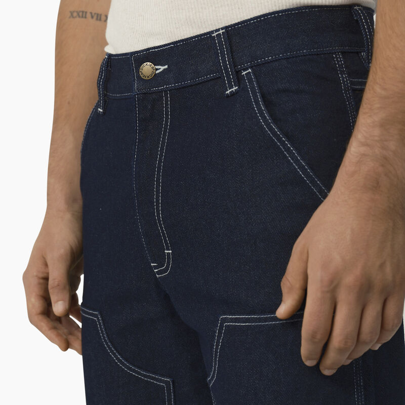 Dickies Beavertown Double Front Jeans Rinsed Indigo Blue ID-t9yUzF9k