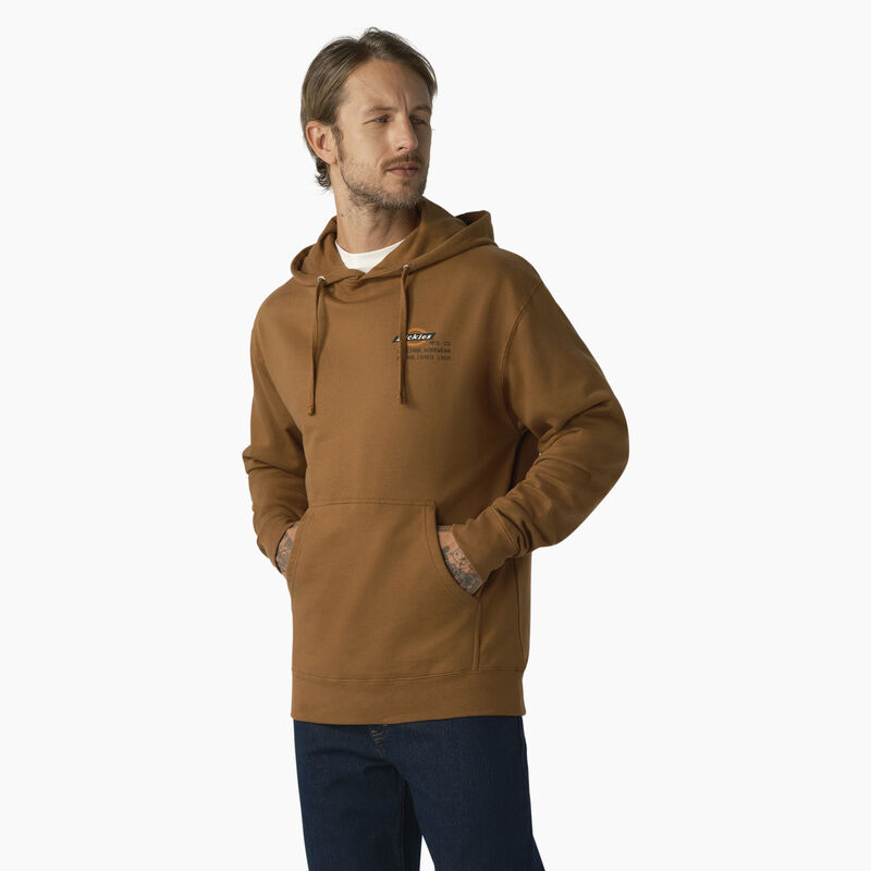 Dickies Heritage Workwear Graphic Hoodie Brown Duck ID-tDmVP8qq