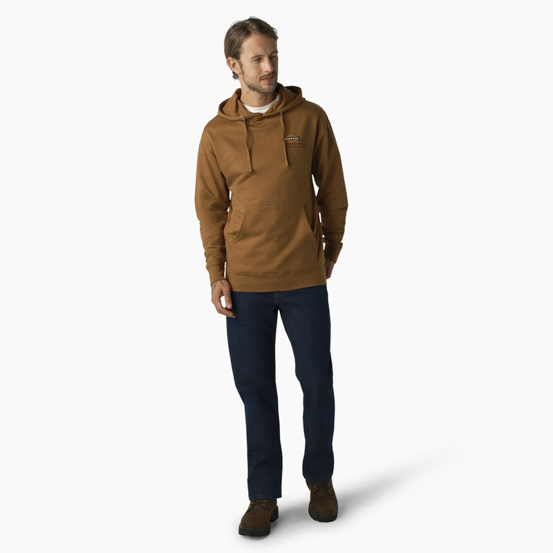Dickies Heritage Workwear Graphic Hoodie Brown Duck ID-tDmVP8qq