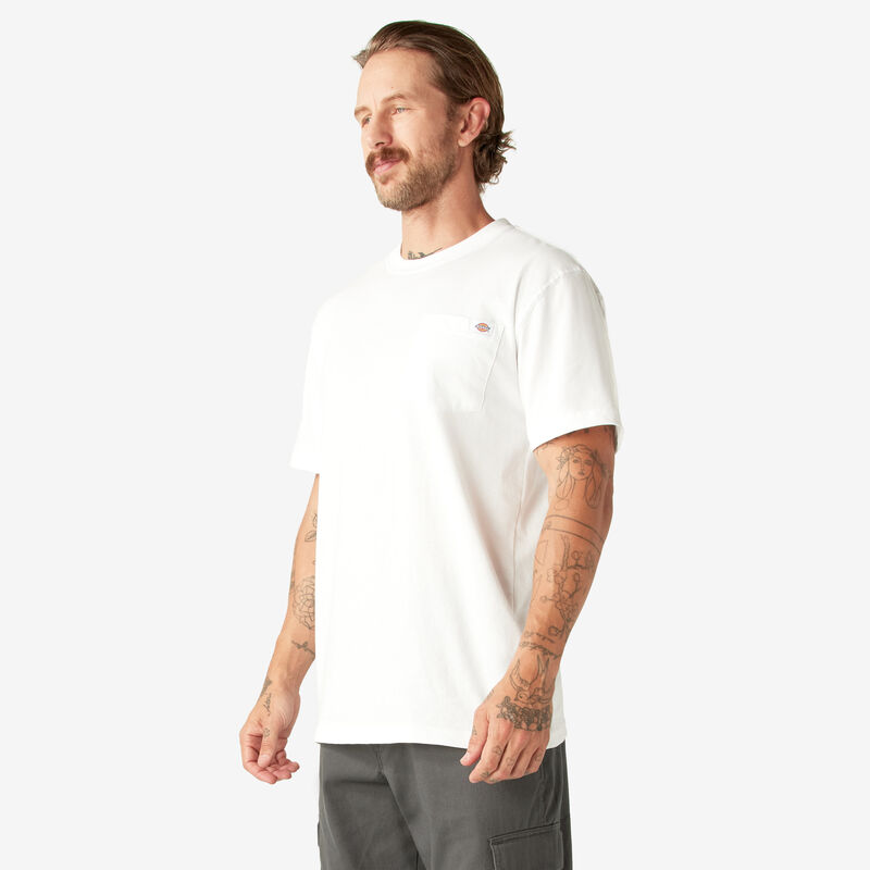 Dickies Heavyweight Short Sleeve Pocket T-Shirt White ID-tYn9ycR5