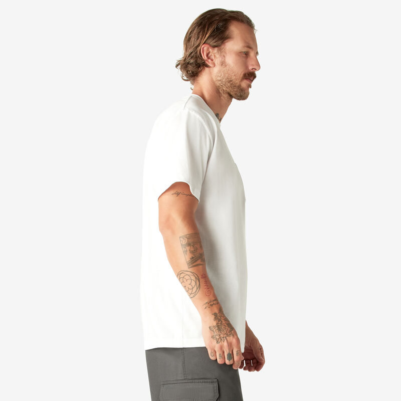 Dickies Heavyweight Short Sleeve Pocket T-Shirt White ID-tYn9ycR5