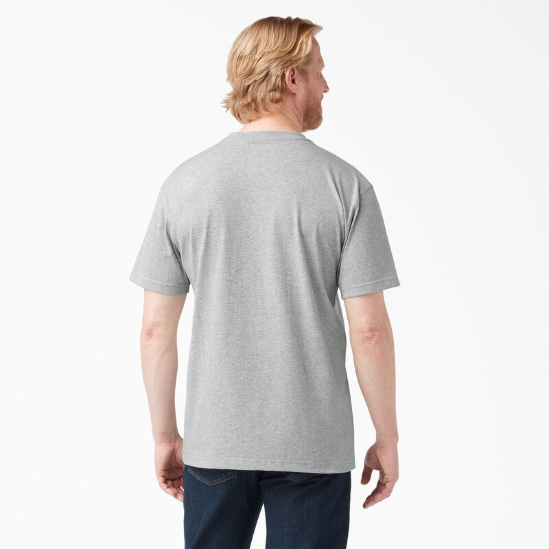 Dickies Heavyweight Short Sleeve Pocket T-Shirt Heather Gray ID-tdm7HyOu