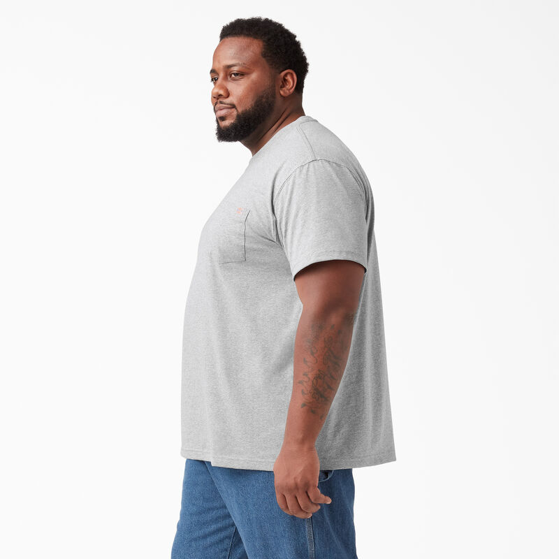 Dickies Heavyweight Short Sleeve Pocket T-Shirt Heather Gray ID-tdm7HyOu