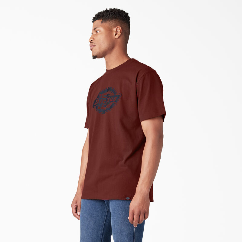 Dickies Short Sleeve Heavyweight Logo T-Shirt Fired Brick ID-tfRCuViA
