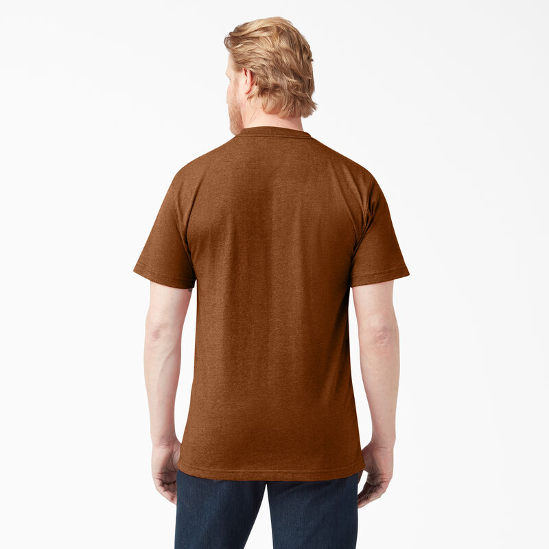Dickies Heavyweight Heathered Short Sleeve Pocket T-Shirt Copper Heather ID-tjBaDneO