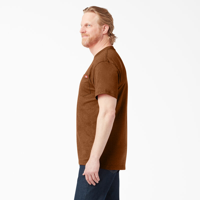 Dickies Heavyweight Heathered Short Sleeve Pocket T-Shirt Copper Heather ID-tjBaDneO
