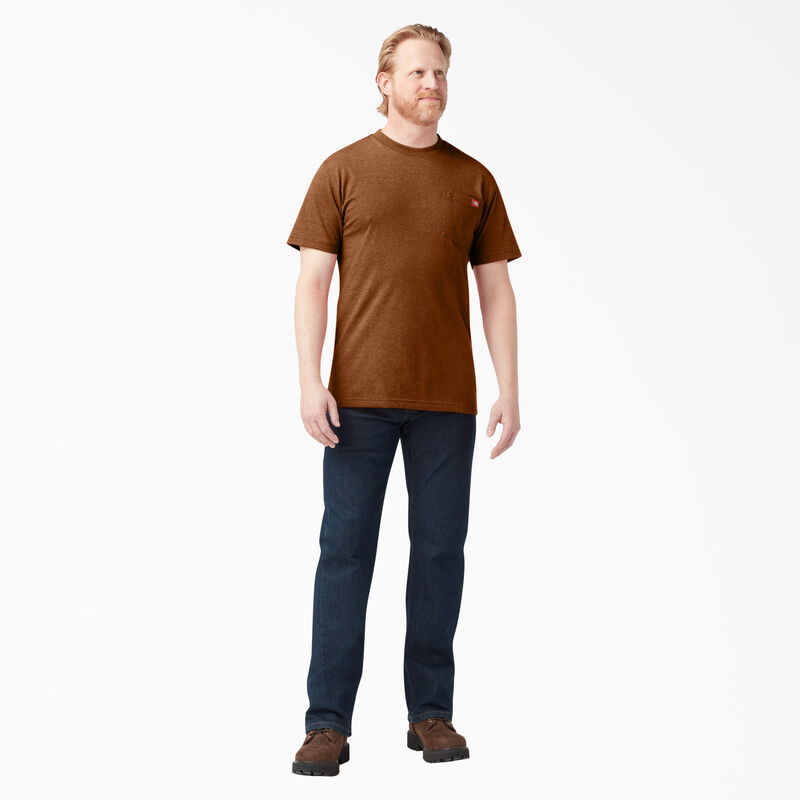 Dickies Heavyweight Heathered Short Sleeve Pocket T-Shirt Copper Heather ID-tjBaDneO