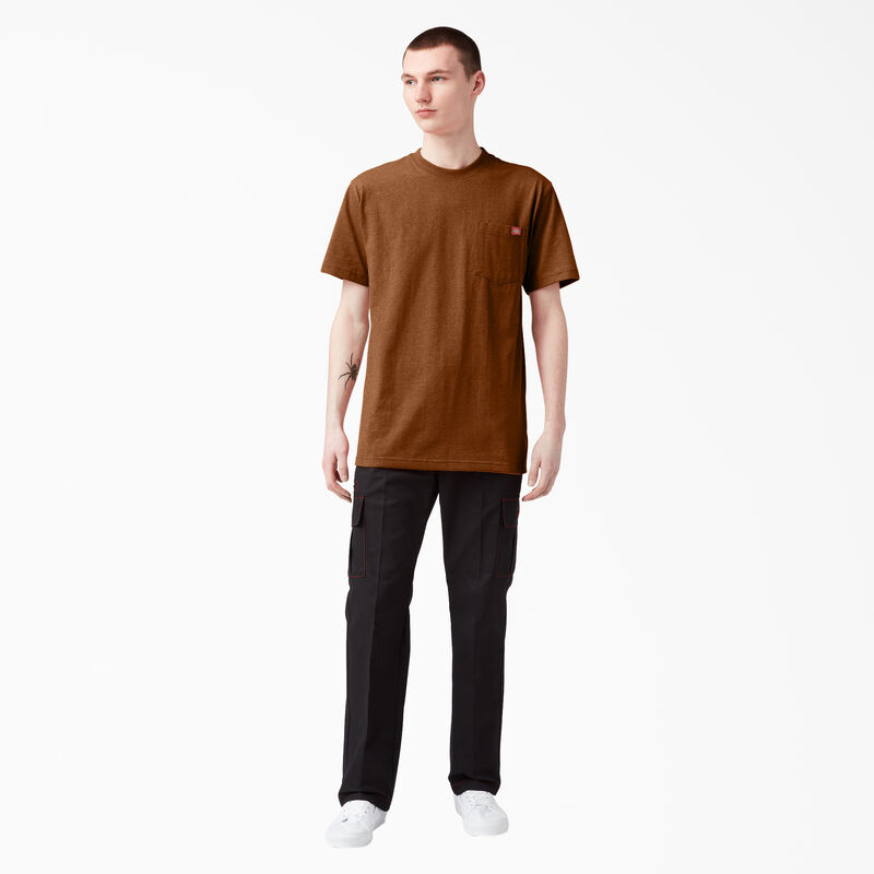 Dickies Heavyweight Heathered Short Sleeve Pocket T-Shirt Copper Heather ID-tjBaDneO