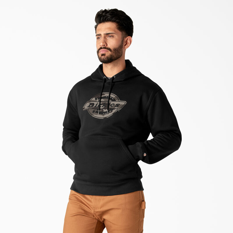 Dickies Water Repellent Camo Logo Hoodie Black ID-tkPxHN5e