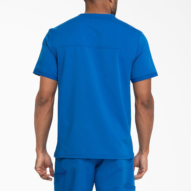 Dickies Men's Balance V-Neck Scrub Top Royal Blue ID-tsN8JnpU