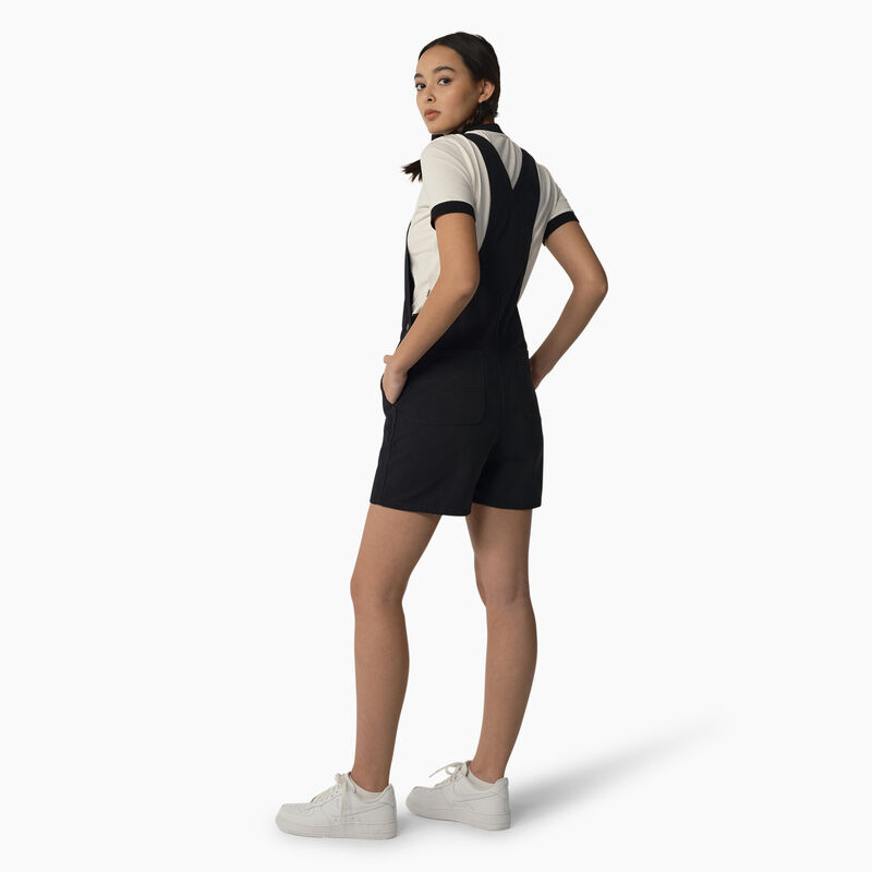 Dickies Relaxed Fit Duck Bib Shortalls Stonewashed Black ID-u0THHzJT