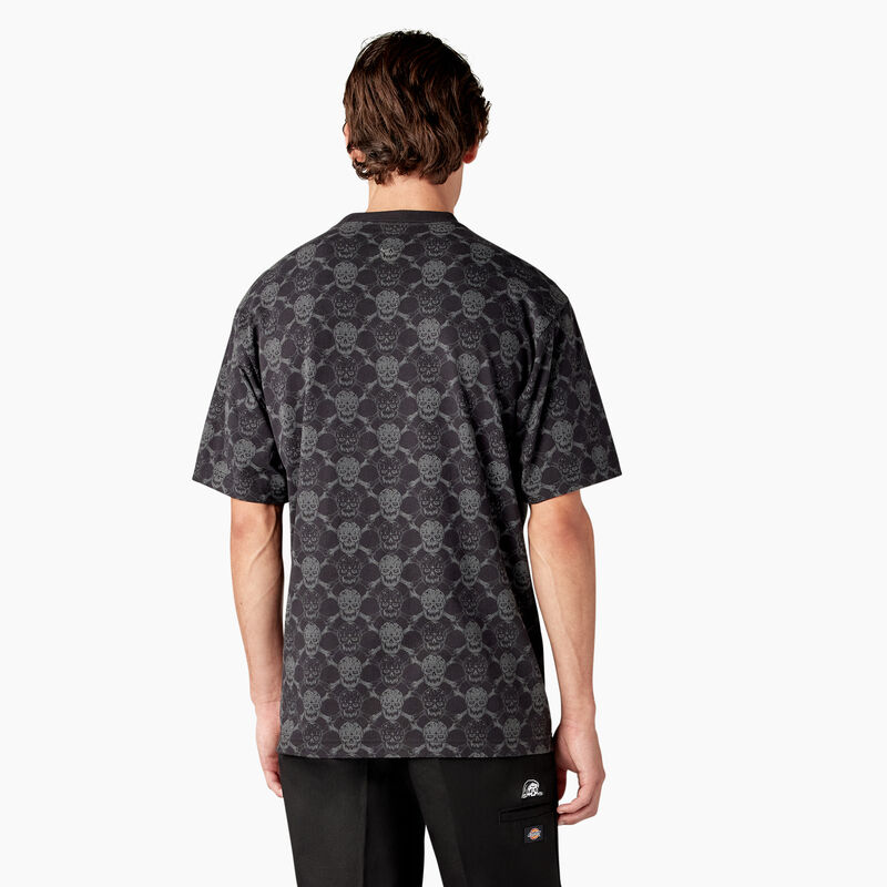Dickies x Lurking Class T-Shirt Black Skull Print ID-u2O9d4v6