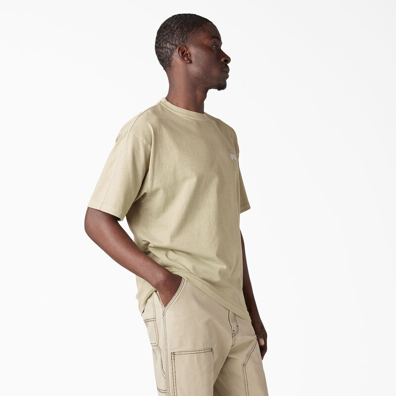 Dickies Bandon Short Sleeve T-Shirt Desert Sand Pigment Wash ID-uF8lac5J