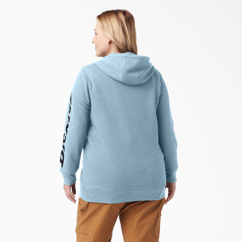 Dickies Plus Heavyweight Logo Sleeve Pullover Clear Blue ID-uM1sPuu3