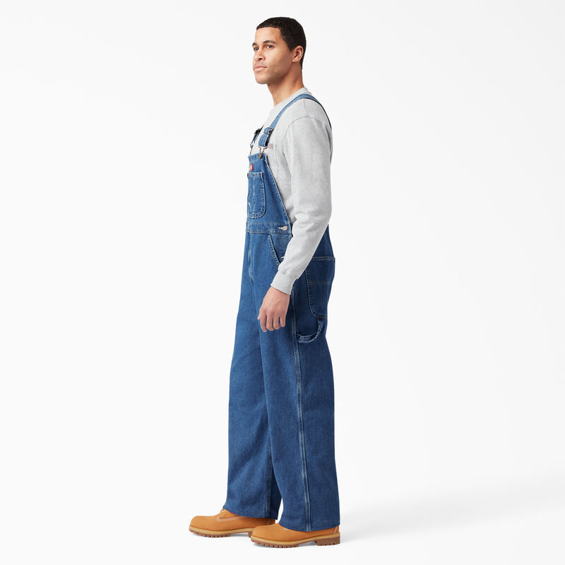 Dickies Stonewashed Indigo Bib Overalls Stonewashed Indigo Blue ID-uPzXu6ls