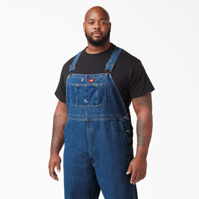 Dickies Stonewashed Indigo Bib Overalls Stonewashed Indigo Blue ID-uPzXu6ls