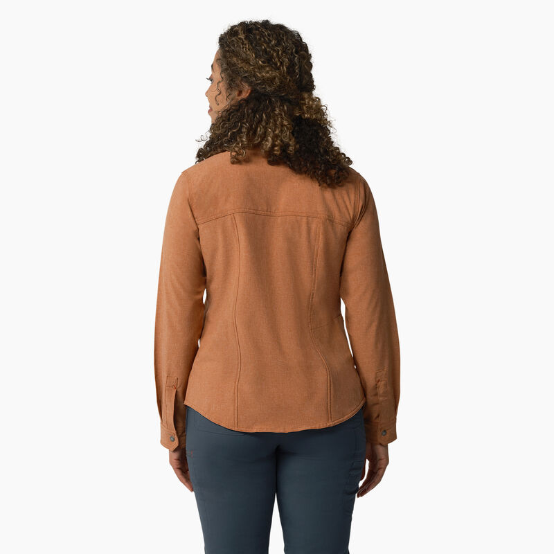 Dickies Cooling Roll-Tab Work Shirt Copper Heather ID-uSyIcZ8W