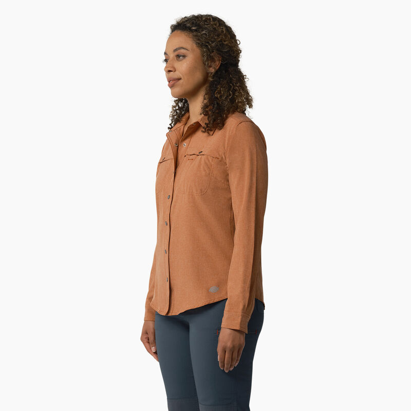 Dickies Cooling Roll-Tab Work Shirt Copper Heather ID-uSyIcZ8W