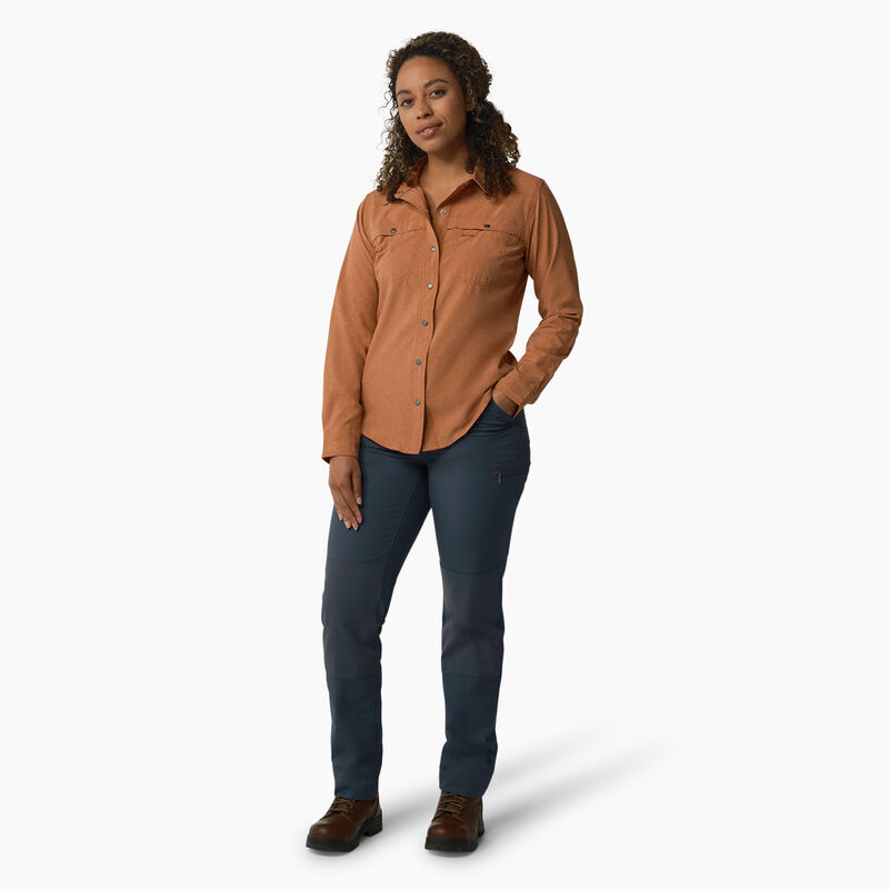 Dickies Cooling Roll-Tab Work Shirt Copper Heather ID-uSyIcZ8W