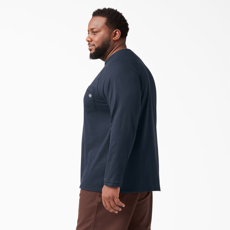 Dickies Cooling Long Sleeve Pocket T-Shirt Dark Navy ID-uTeoKW16