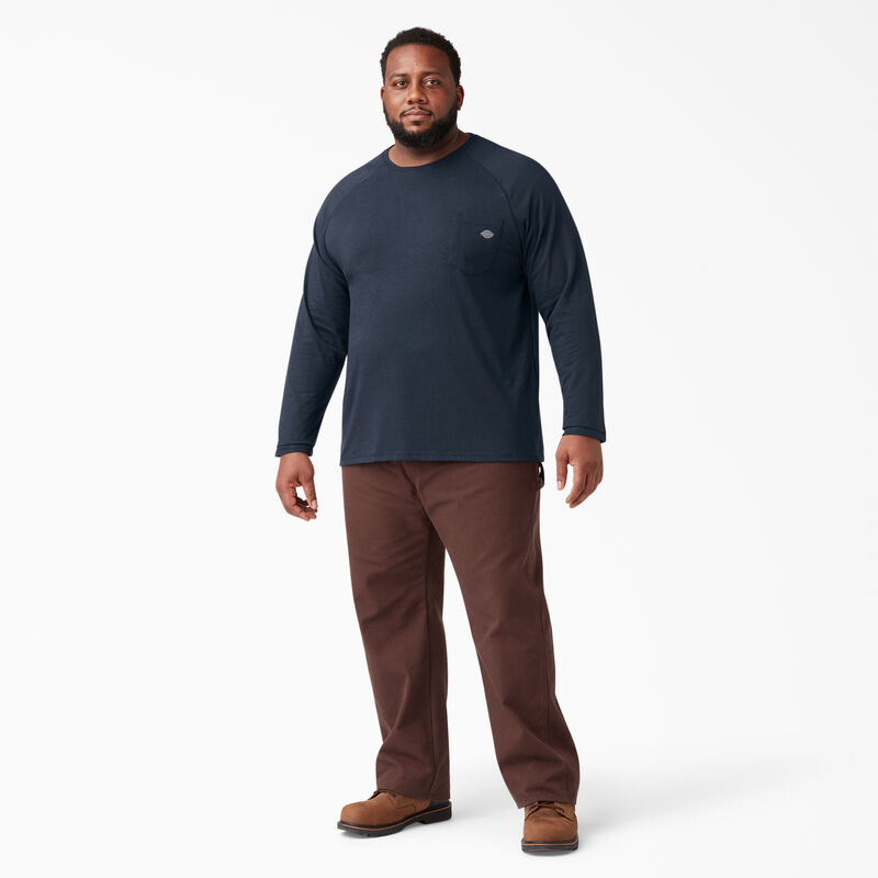 Dickies Cooling Long Sleeve Pocket T-Shirt Dark Navy ID-uTeoKW16